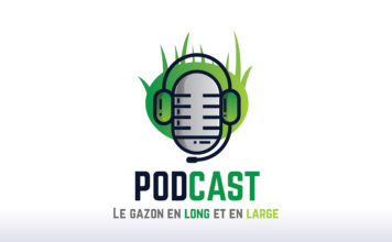 Podcast : le gazon en long et en large logo podcast gazon en long et en large